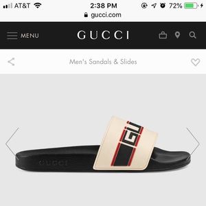 These are Gucci slides size 41 in EURO. Size 10 US